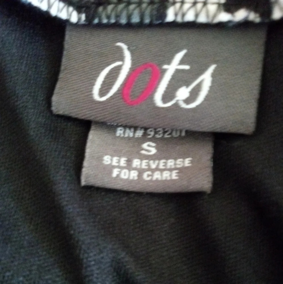 Dots Chevron strapless wide leg jumpsuit women's size small - Picture 7 of 7